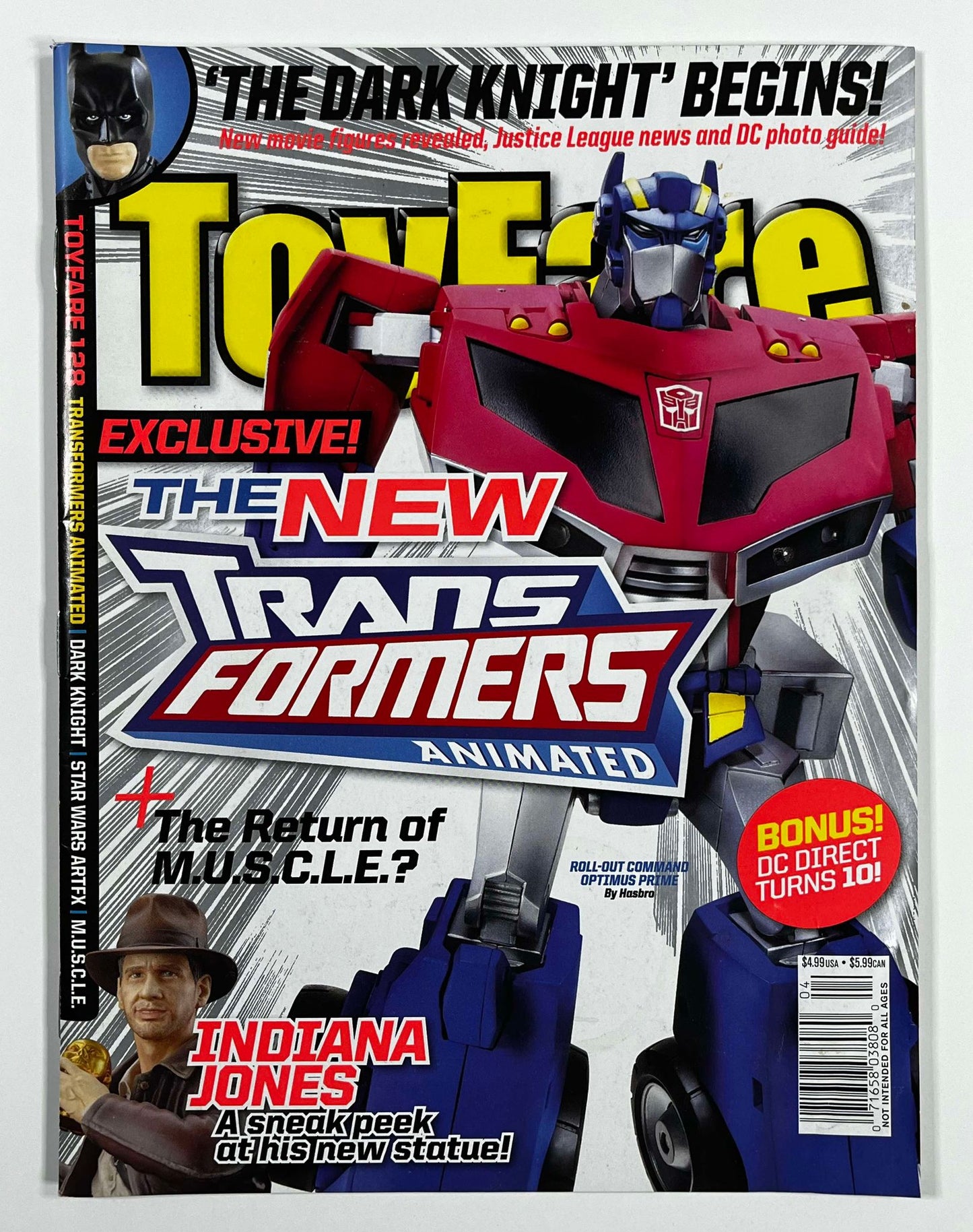 TOYFARE #128 - APRIL 2008 - TRANSFORMERS COVER - MAGAZINE - TOYS & ACTION FIGURES
