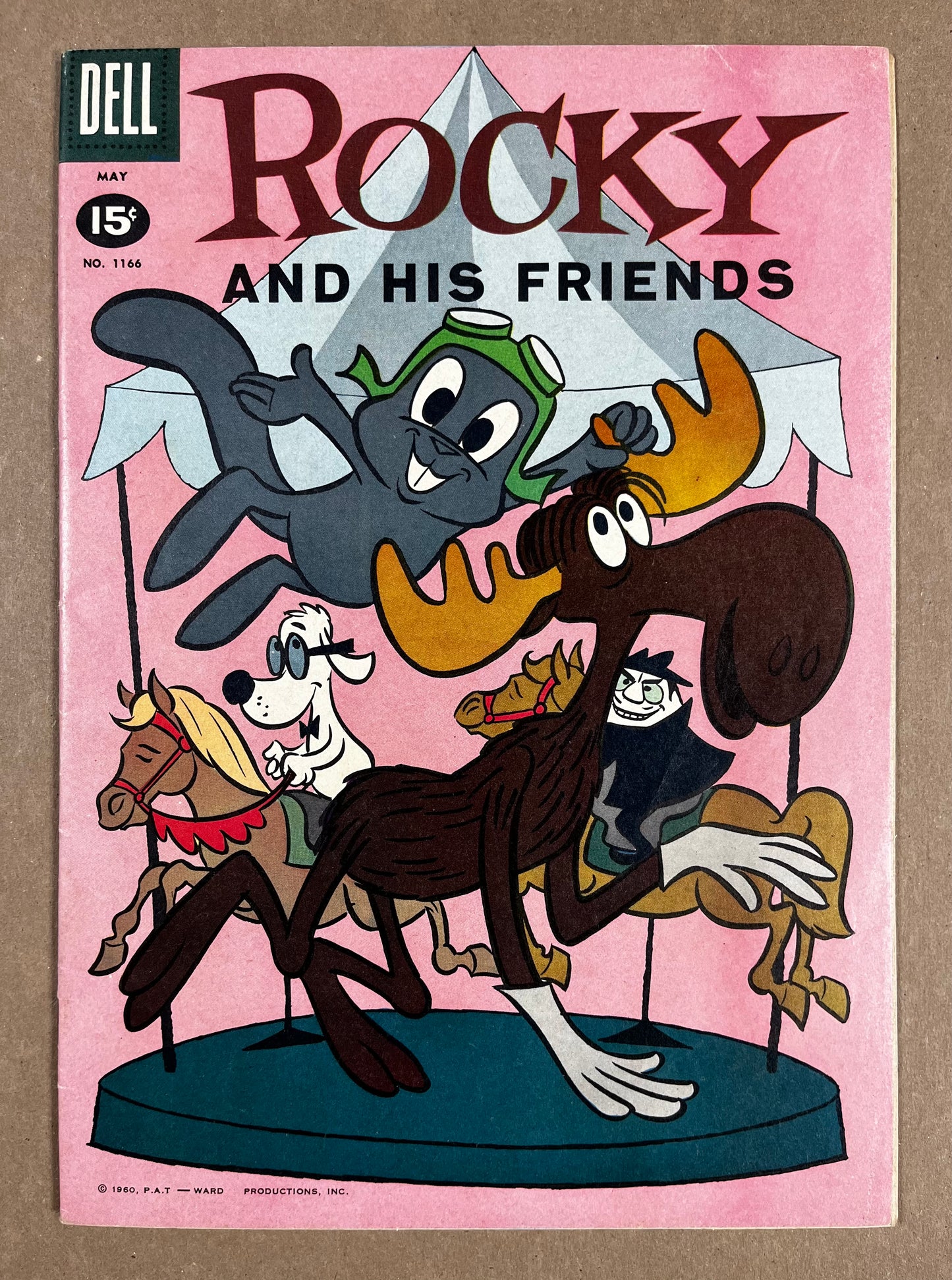 FOUR COLOR #1166 - 1960 - VG/FN - ROCKY AND HIS FRIENDS - SILVER AGE - DELL COMICS