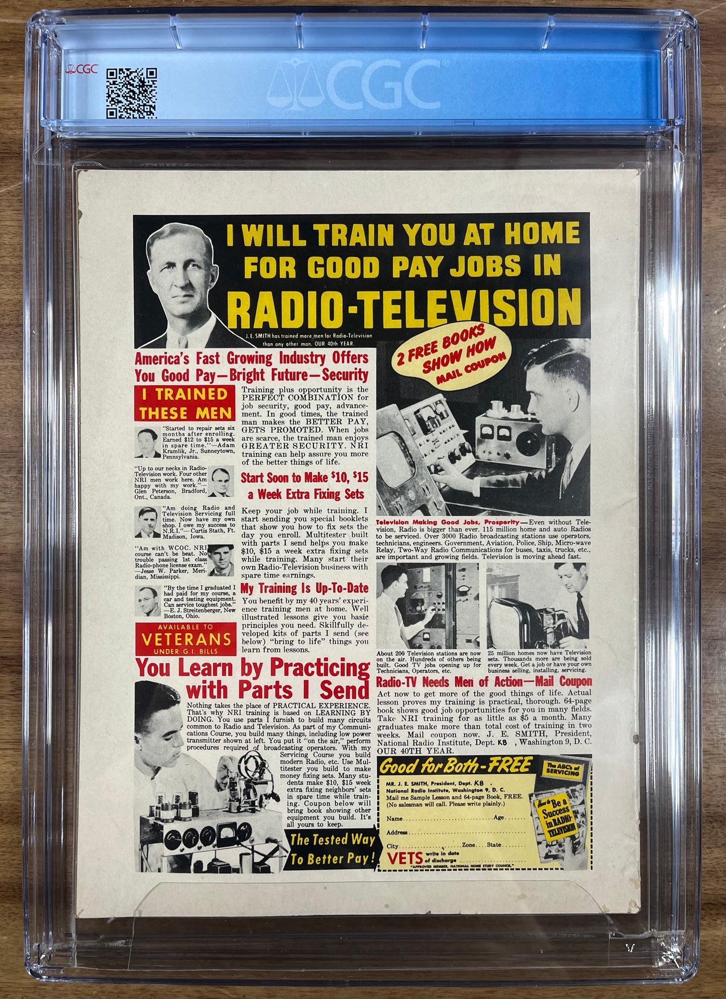 CRIME ILLUSTRATED #1 CGC 6.0 - 1955 - JOE ORLANDO COVER - E.C. COMICS - GOLDEN AGE - MAGAZINE