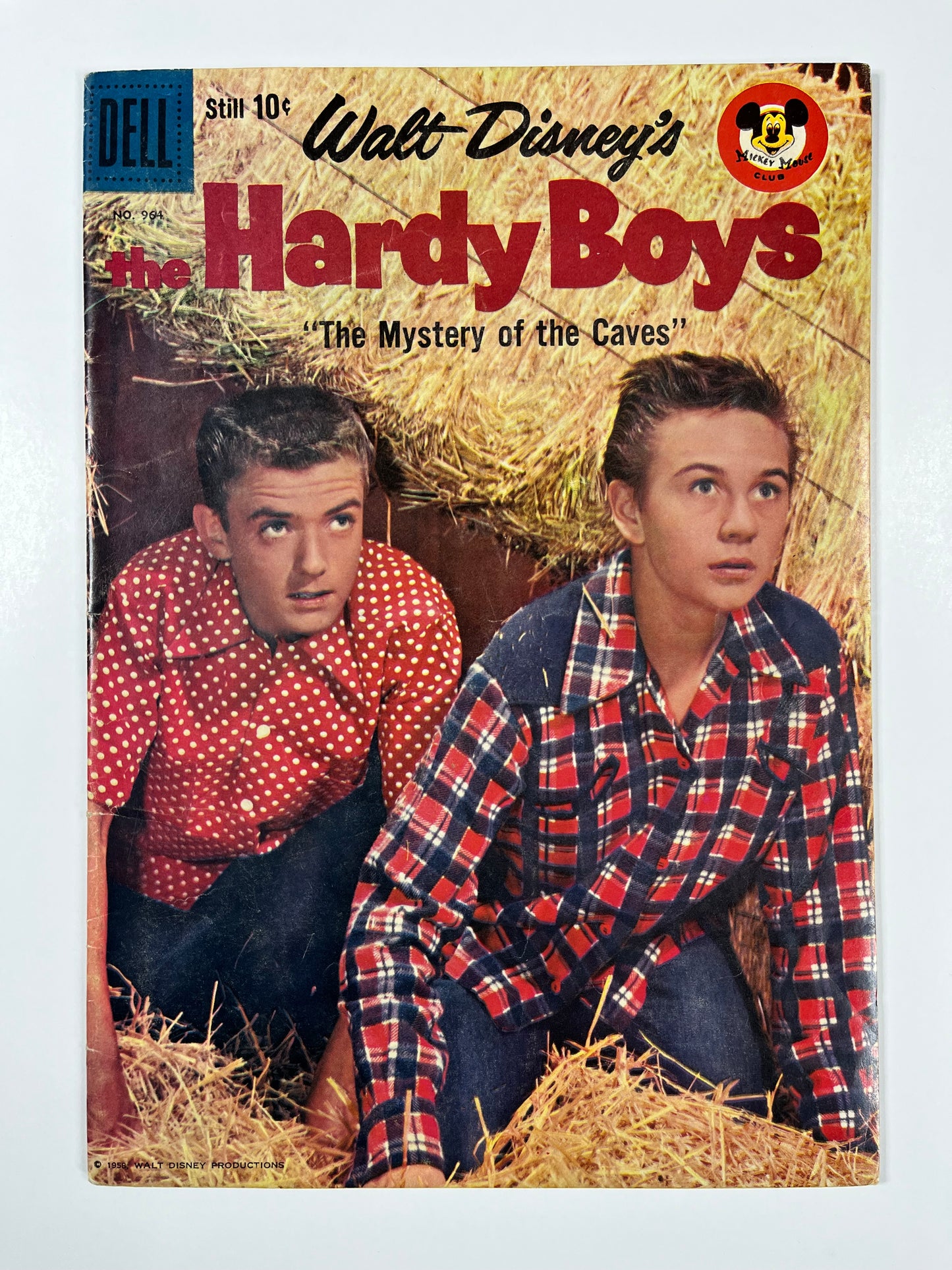 FOUR COLOR #964 - 1959 - VG+ - WALT DISNEY'S THE HARDY BOYS - SILVER AGE - DELL COMICS