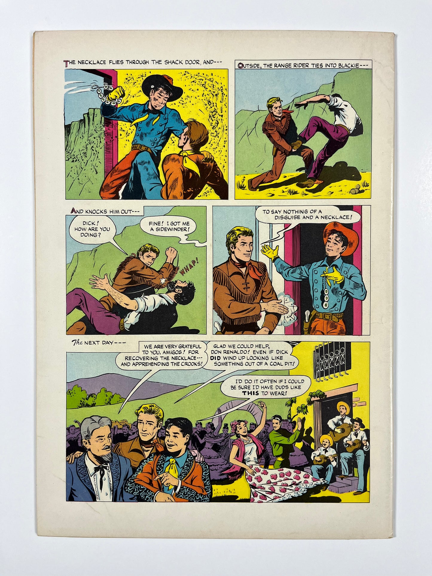FLYING A's RANGE RIDER #9 - 1955 - FN - WESTERN COMICS - GOLDEN AGE - DELL COMICS