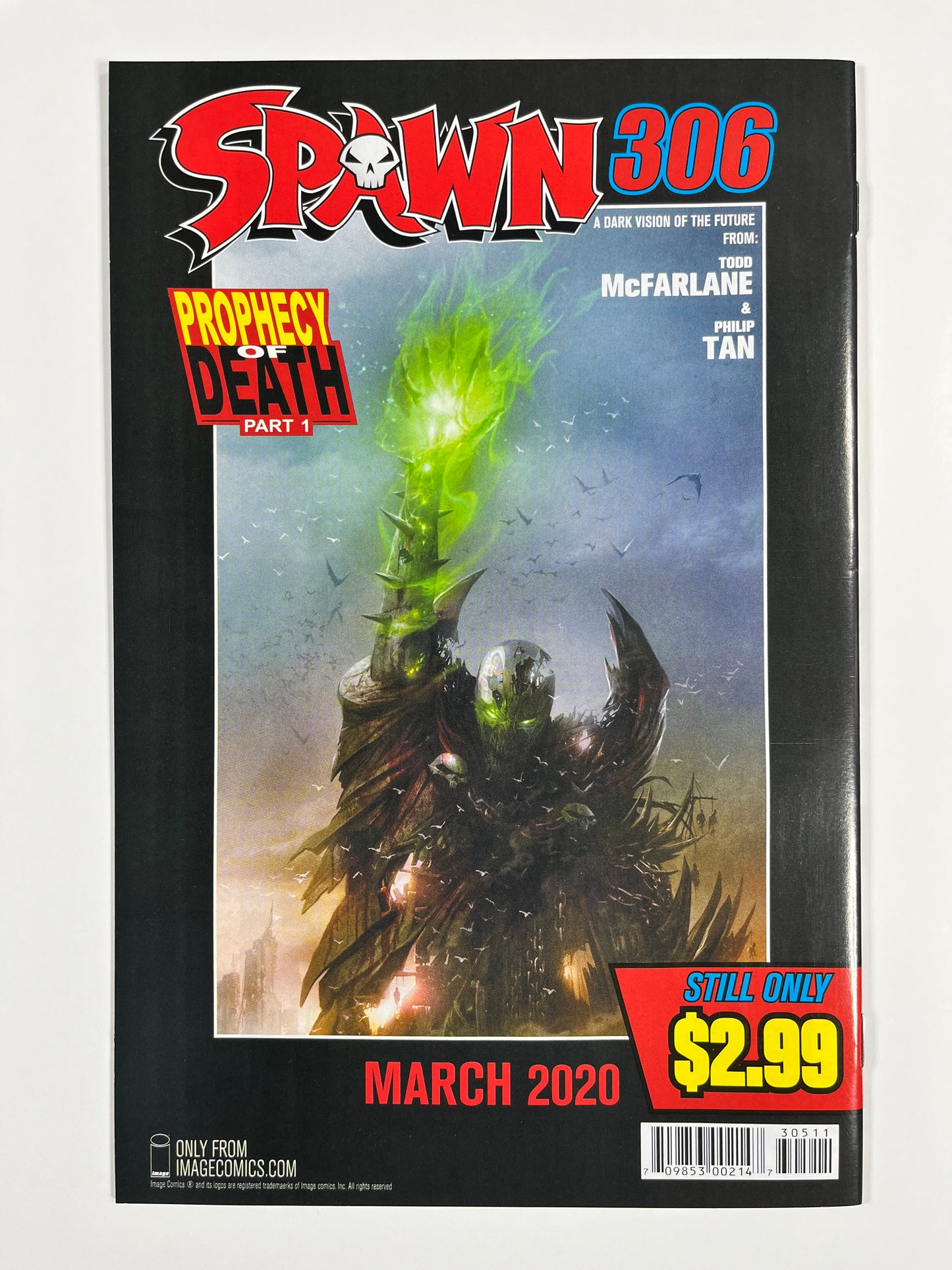 SPAWN #305 - 2020 - NM- - 1ST PRINT - FRANCESCO MATTINA COVER - IMAGE COMICS