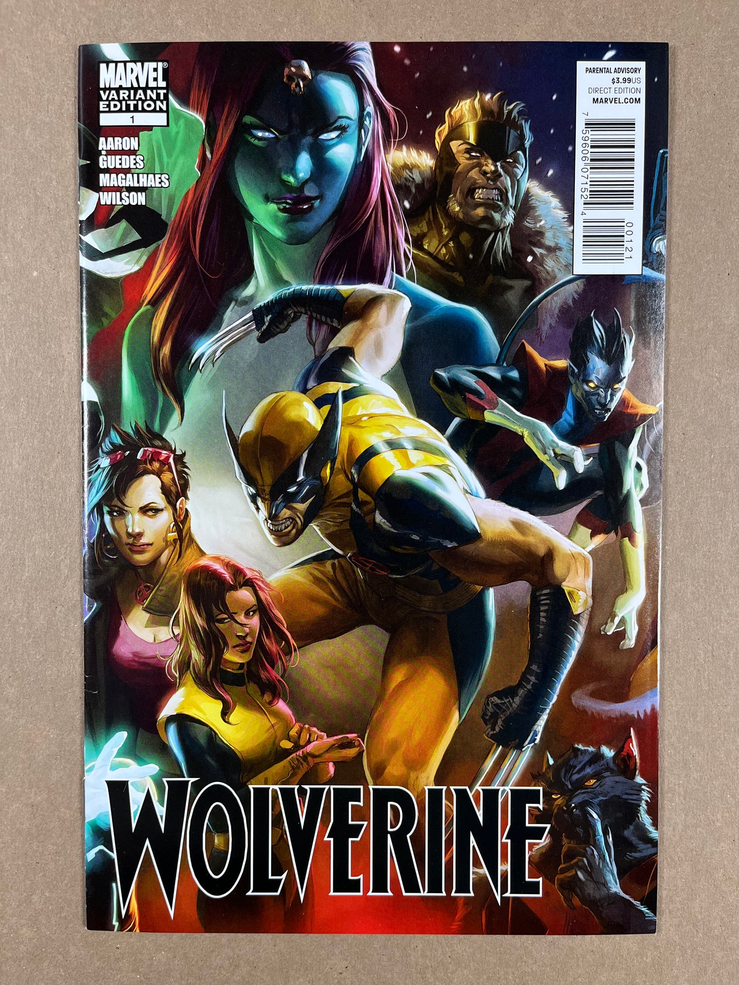 WOLVERINE (2010) #1 - VF - 1:75 MARKO DJURDJEVIĆ VARIANT - MARVEL COMICS
