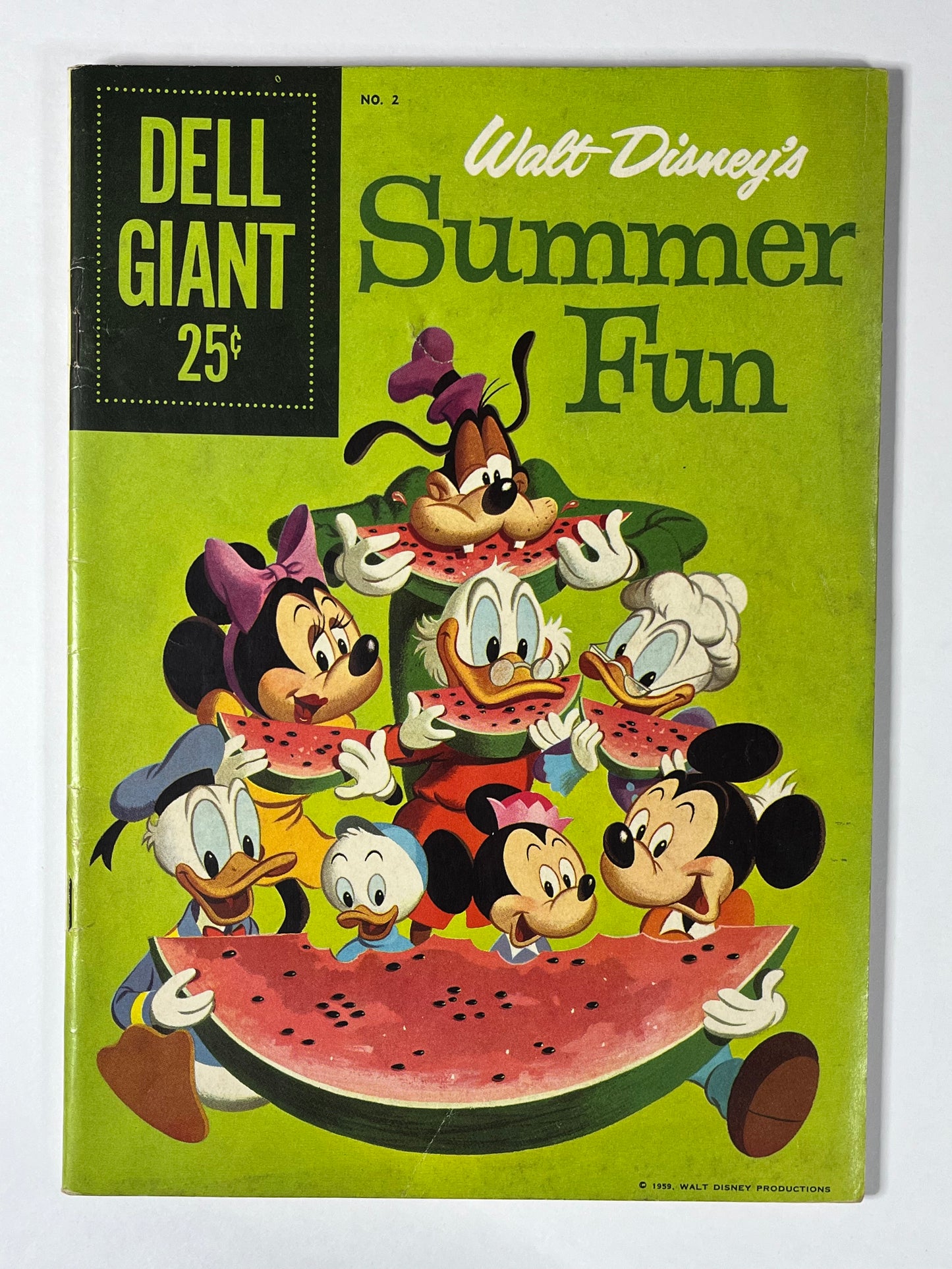 WALT DISNEY'S SUMMER FUN #2 - 1959 - VG - SILVER AGE - DELL COMICS