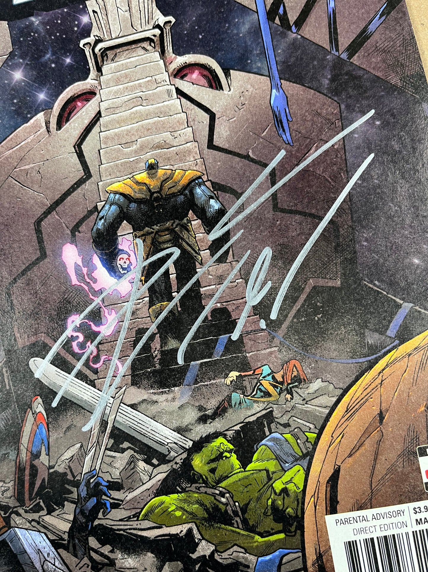 THANOS #13 - 2018 - NM - 1ST APPEARANCE OF COSMIC GHOST RIDER - SIGNED BY DONNY CATES - MARVEL COMICS