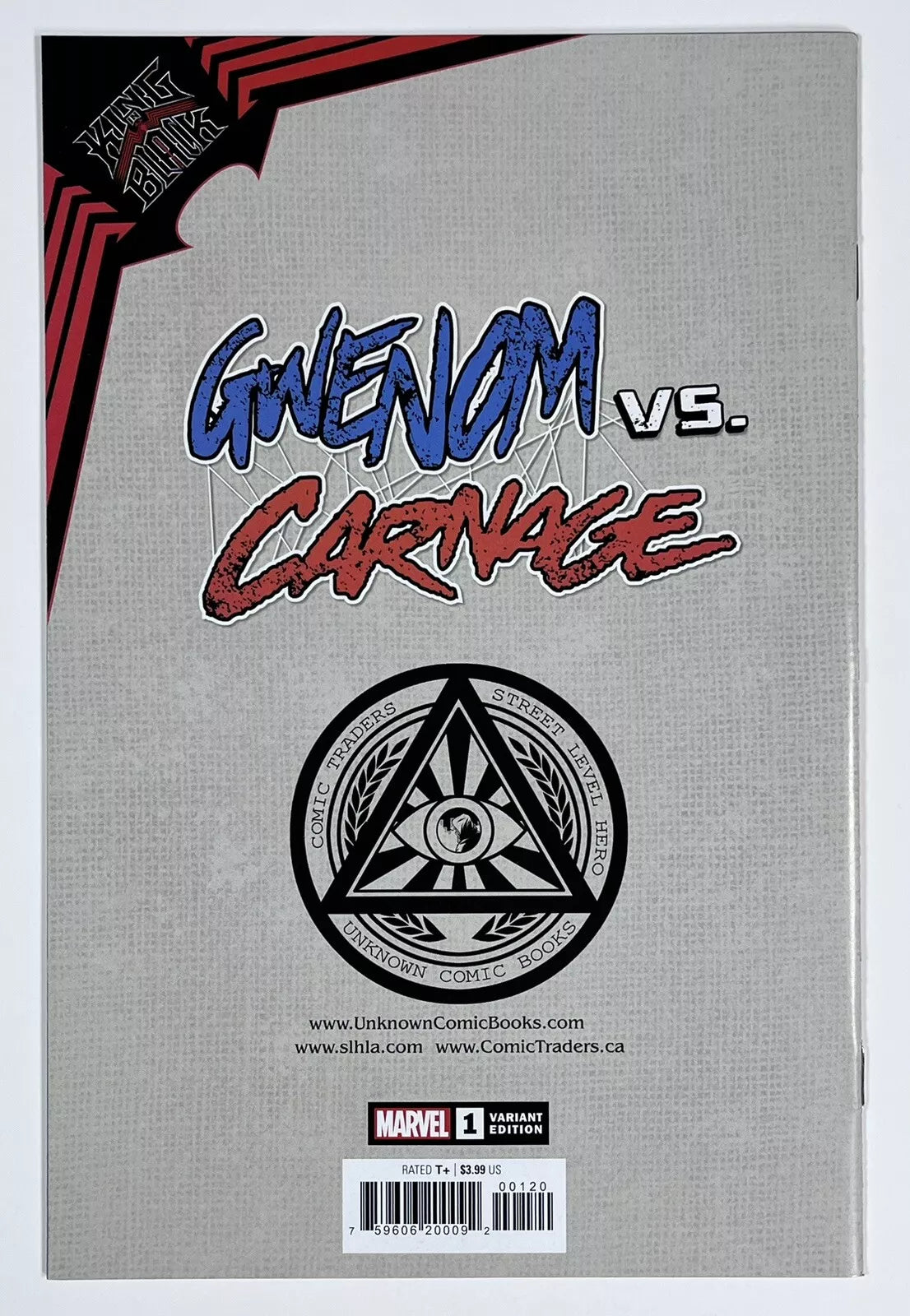 KING IN BLACK: GWENOM VS. CARNAGE #1 - 2021 - VF/NM - NAKAYAMA VARIANT