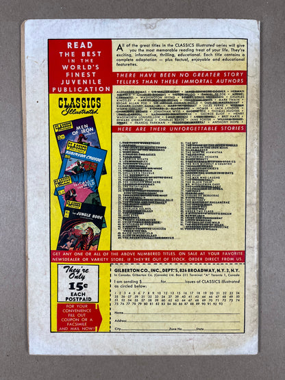 CLASSICS ILLUSTRATED #1 HRN 93 - GD/VG - THE THREE MUSKETEERS - GILBERTON