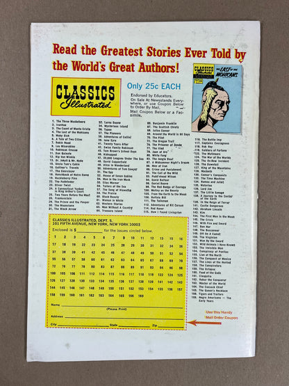 CLASSICS ILLUSTRATED #124 HRN 169 - FN+ - THE WAR OF THE WORLDS - GILBERTON