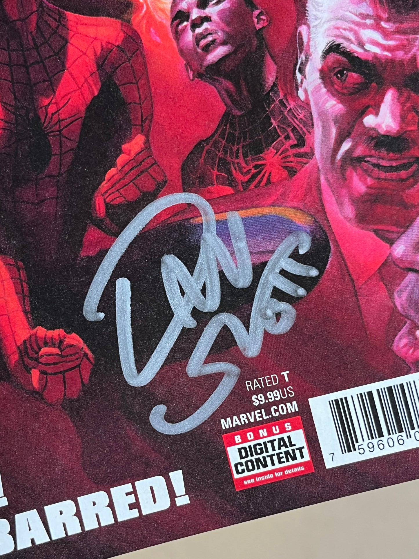 AMAZING SPIDER-MAN #800 - 2018 - VF/NM - SIGNED BY DAN SLOTT - ALEX ROSS