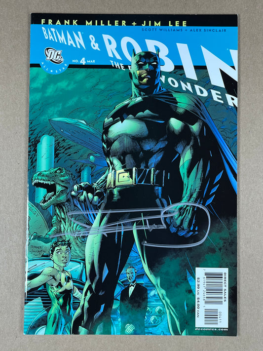 ALL-STAR BATMAN & ROBIN #4 - 2006 - VF+ - SIGNED BY FRANK MILLER - DC COMICS