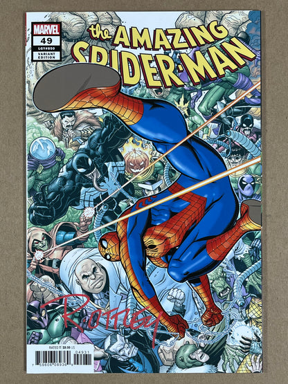 AMAZING SPIDER-MAN #49 - 2020 - NM - BRADSHAW VARIANT - SIGNED BY RYAN OTTLEY