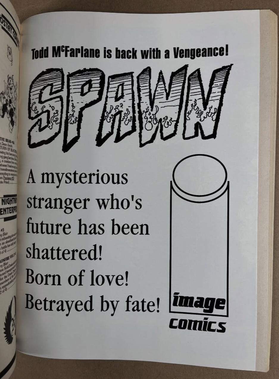 PREVIEWS VOL. II #3 - 1992 - BARRY WINDSOR SMITH VALIANT VARIANT - EARLY SPAWN