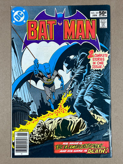 BATMAN #331 - 1980 - FN - NEWSSTAND EDITION - DC COMICS