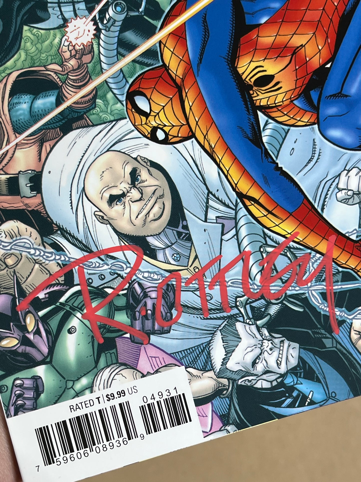 AMAZING SPIDER-MAN #49 - 2020 - NM - BRADSHAW VARIANT - SIGNED BY RYAN OTTLEY