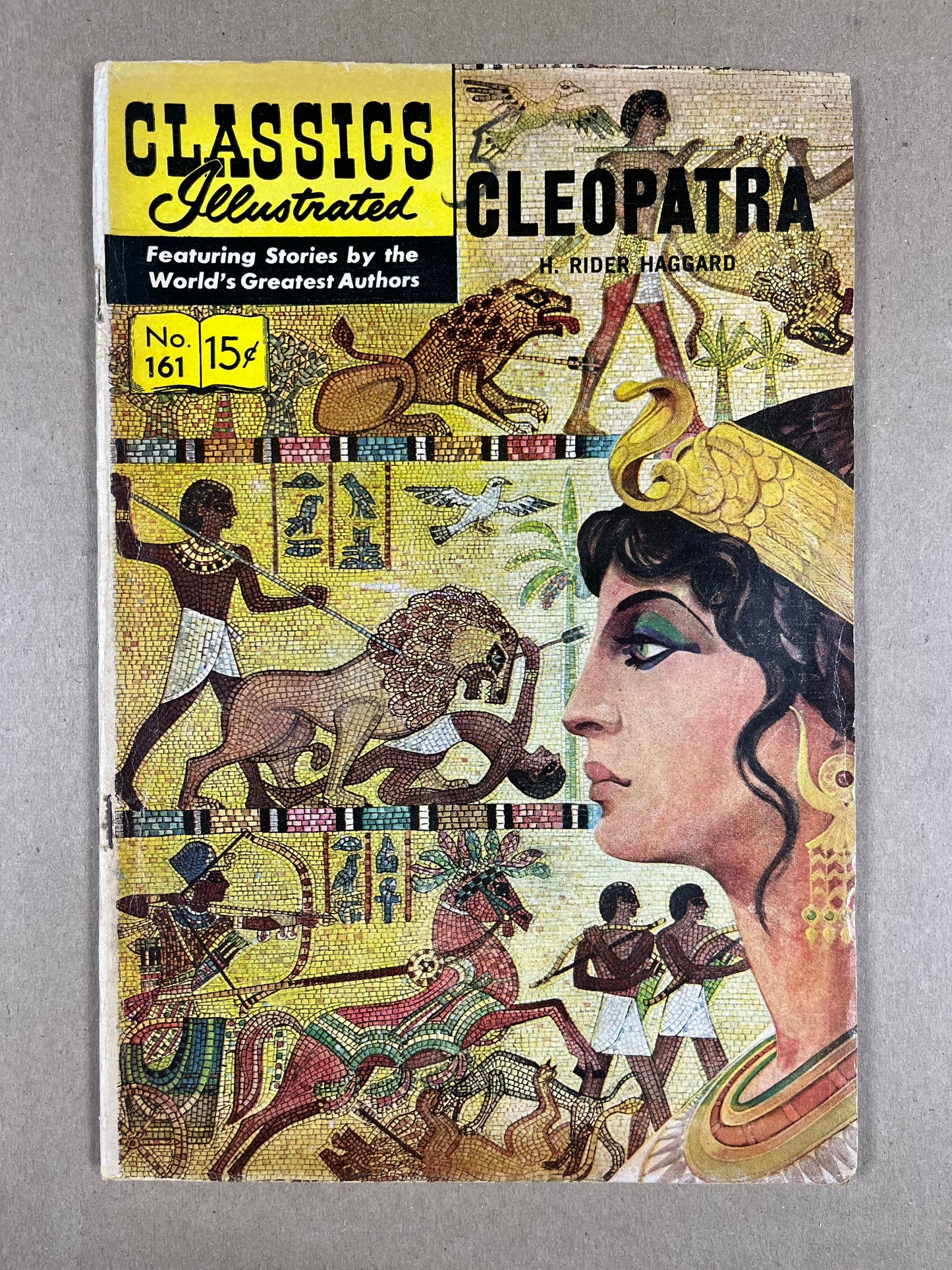 CLASSICS ILLUSTRATED #161 HRN 161 - VG - CLEOPATRA - GILBERTON