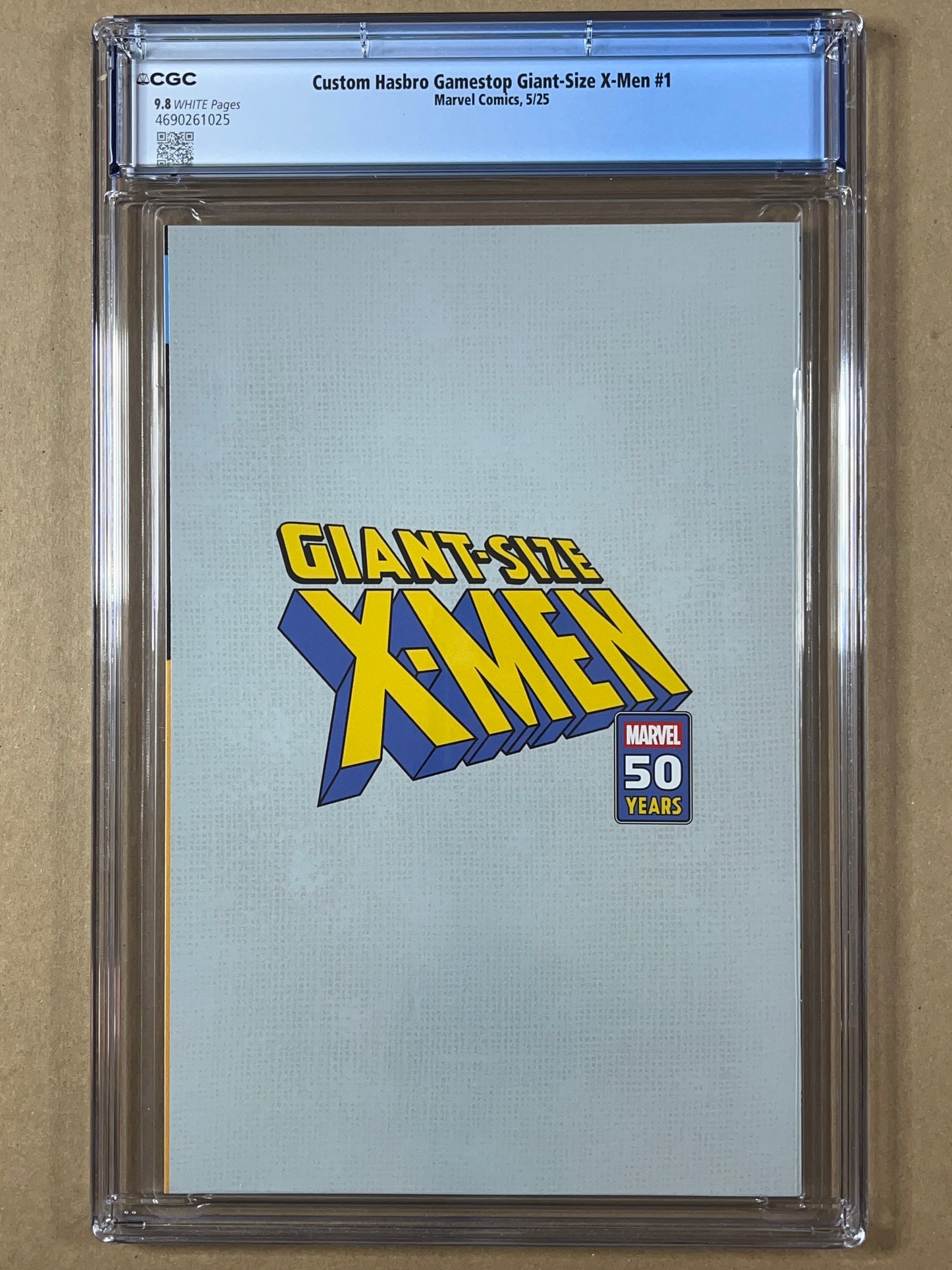 CUSTOM HASBRO GAMESTOP GIANT-SIZE X-MEN #1 CGC 9.8 - FOIL COVER - 2025 - HIGH GRADE
