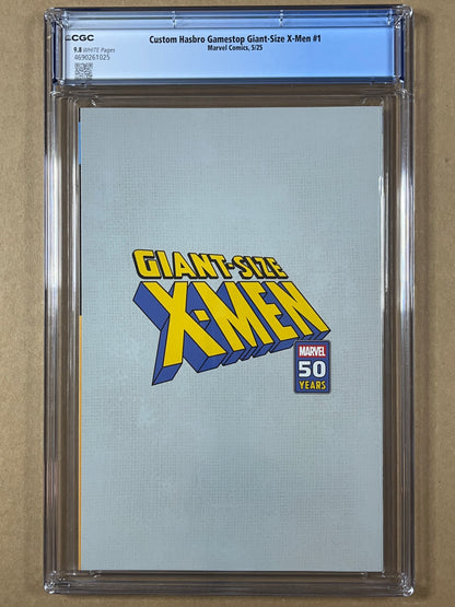 CUSTOM HASBRO GAMESTOP GIANT-SIZE X-MEN #1 CGC 9.8 - FOIL COVER - 2025 - HIGH GRADE