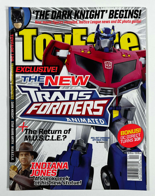 TOYFARE #128 - APRIL 2008 - TRANSFORMERS COVER - MAGAZINE - TOYS & ACTION FIGURES