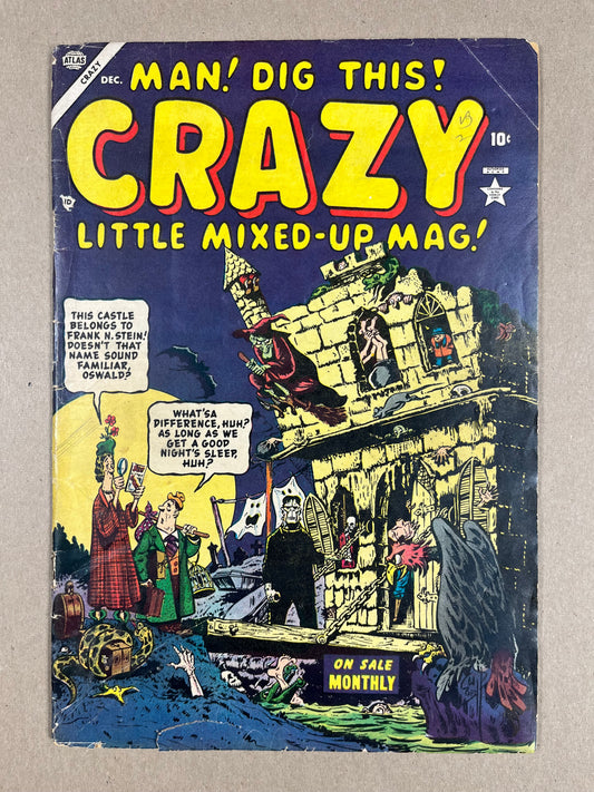CRAZY #1 - 1953 - GD - ATOMIC AGE - ATLAS - MARVEL