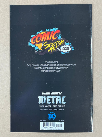 DARK NIGHTS: METAL #1 - 2017 - VF/NM - GREG CAPULLO VIRGIN FADE VARIANT - DC