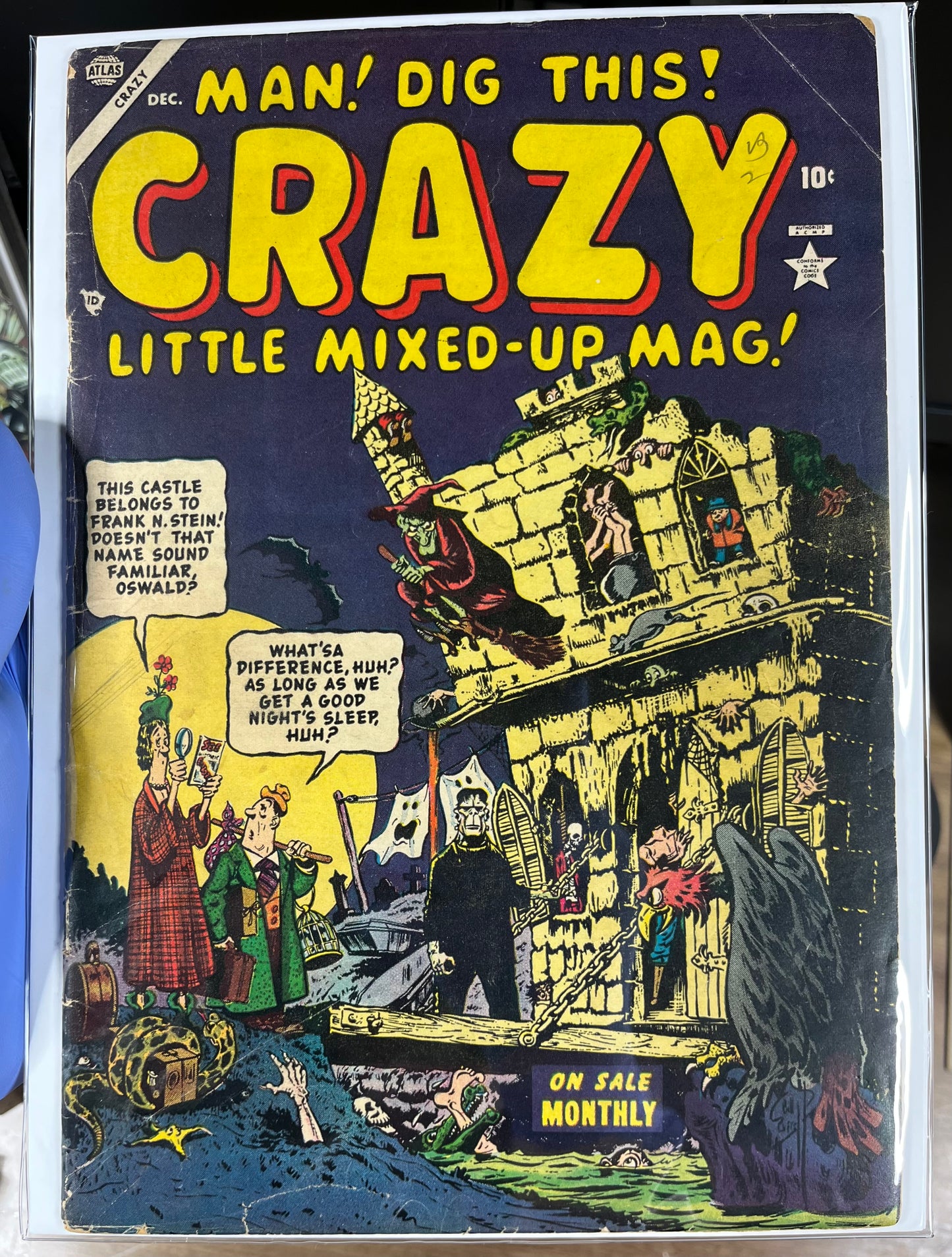 CRAZY #1 - 1953 - GD - ATOMIC AGE - ATLAS - MARVEL
