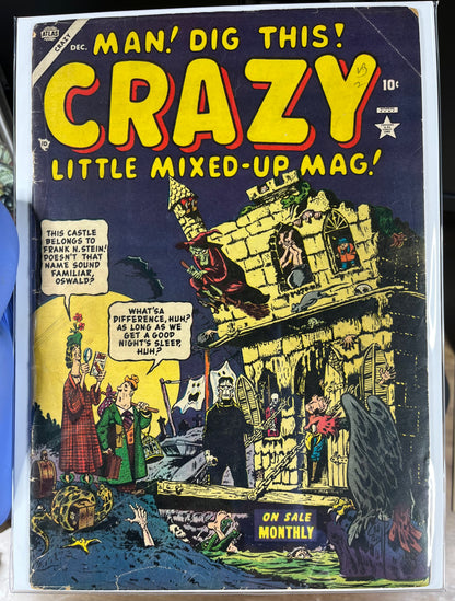 CRAZY #1 - 1953 - GD - ATOMIC AGE - ATLAS - MARVEL