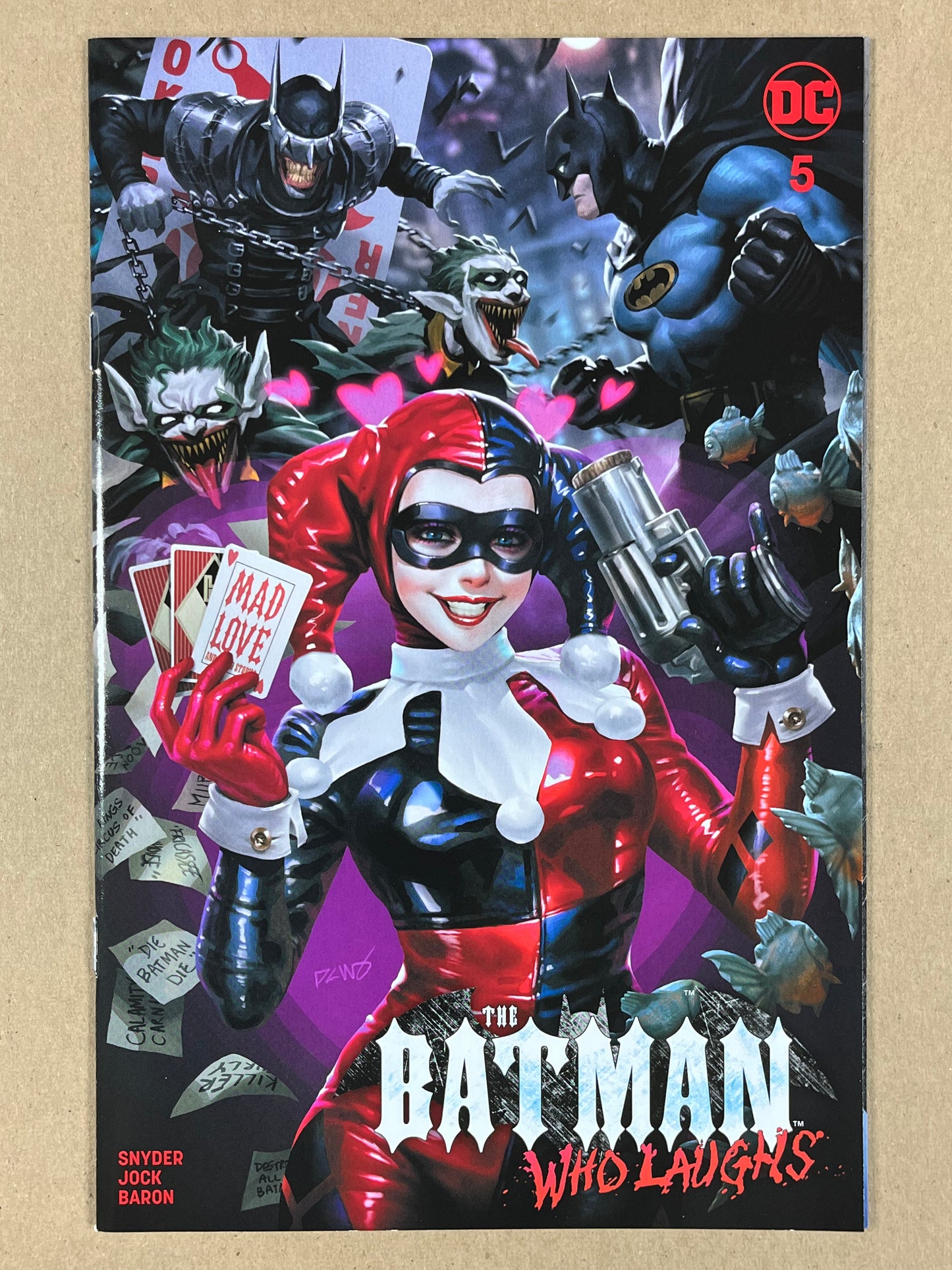 BATMAN WHO LAUGHS #5 - 2019 - NM - COMIC MINT EXCLUSIVE DERRICK CHEW TRADE DRESS VARIANT - LIMITED TO 3000 COPIES