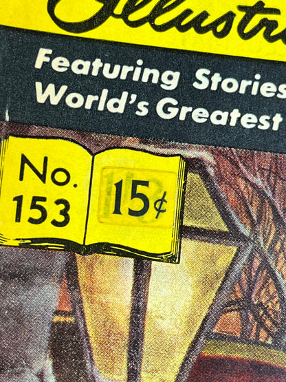 CLASSICS ILLUSTRATED #153 HRN 153 - UK EDITION - VG - INVISIBLE MAN - GILBERTON