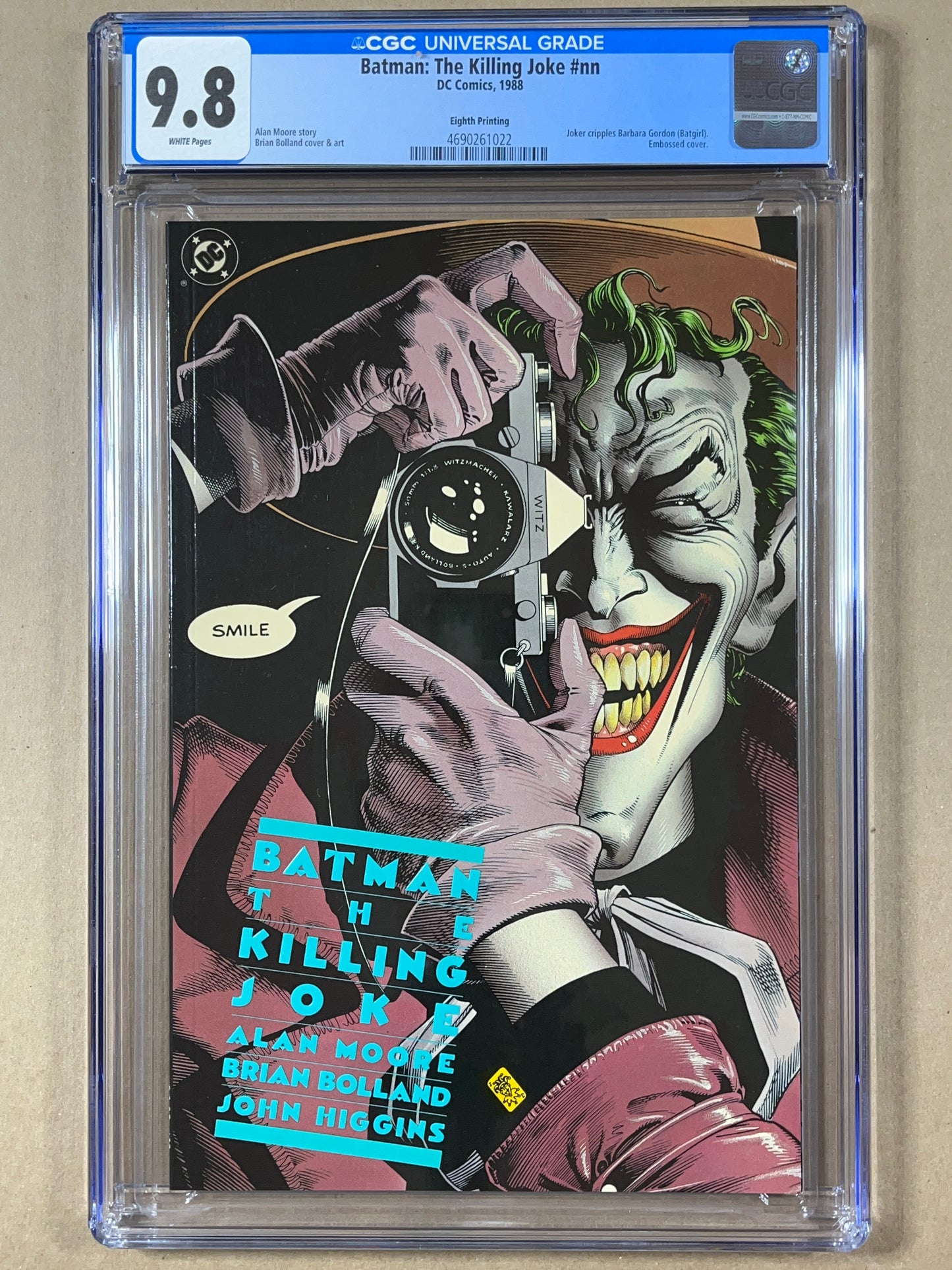 BATMAN: THE KILLING JOKE #nn - CGC 9.8 - 8TH PRINTING - 1988 - HIGH GRADE
