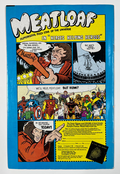 WEB OF SPIDER-MAN #32 - NEWSSTAND EDITION - FN- - CLASSIC MIKE ZECK COVER