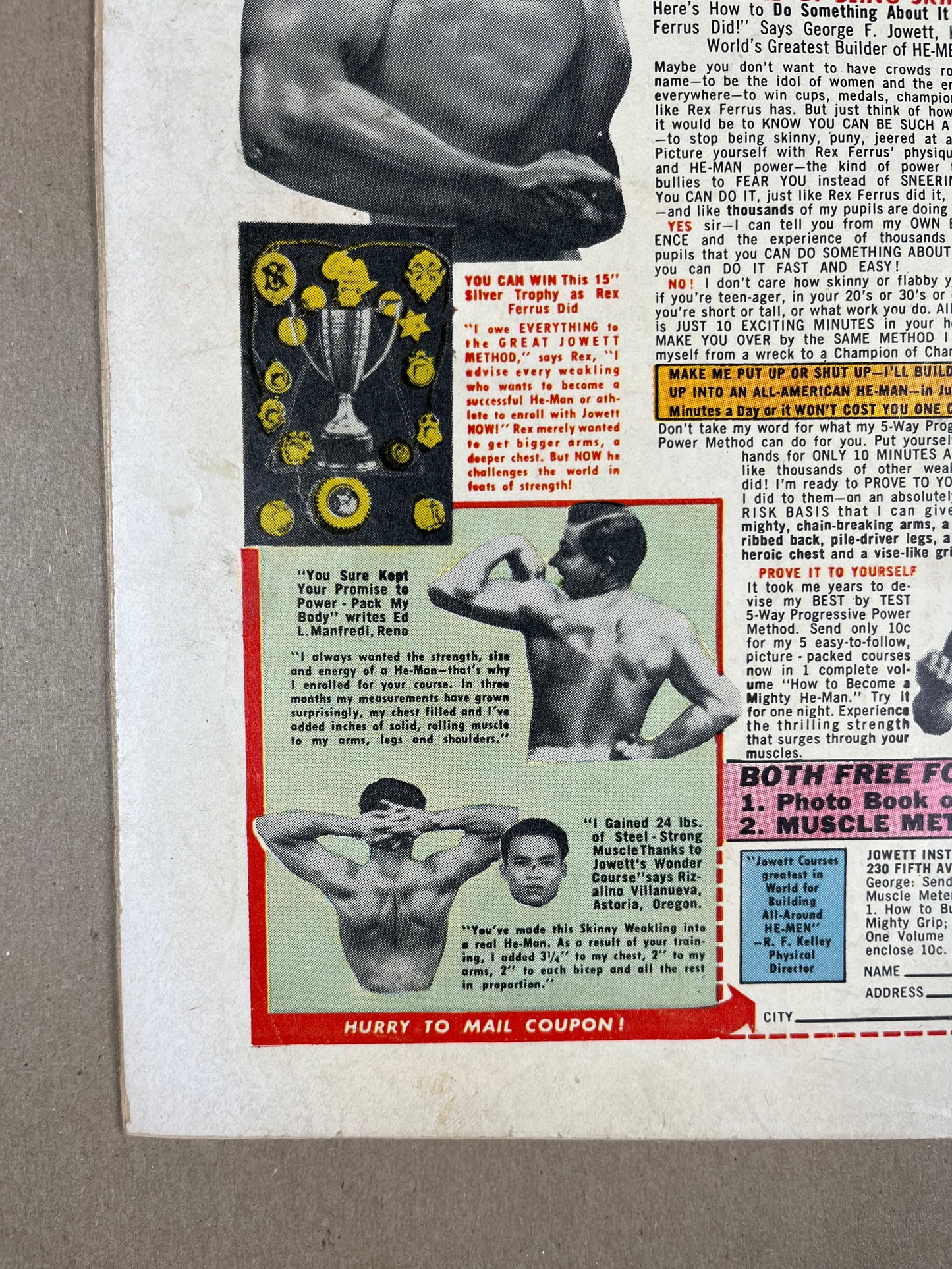 AIRBOY v9 #12 - 1953 - VG - HEAP COVER & APPEARANCE - ATOMIC AGE SC-FI - HILLMAN