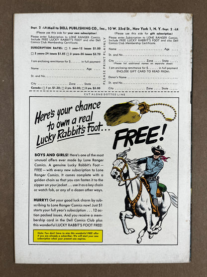 LONE RANGER #80 - 1955 - FN - WESTERN COMICS - GOLDEN AGE - DELL COMICS