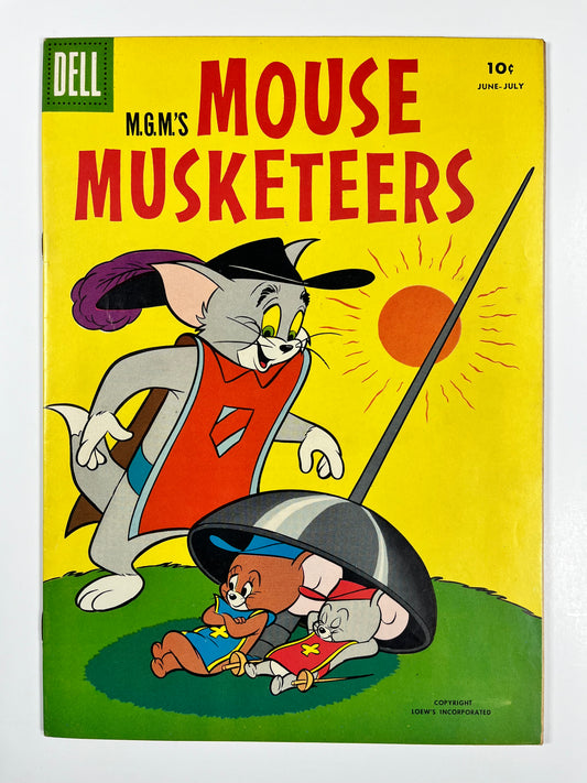 M.G.M.'s MOUSE MUSKETEERS #13 - 1958 - FN - TOM AND JERRY - SILVER AGE - DELL COMICS