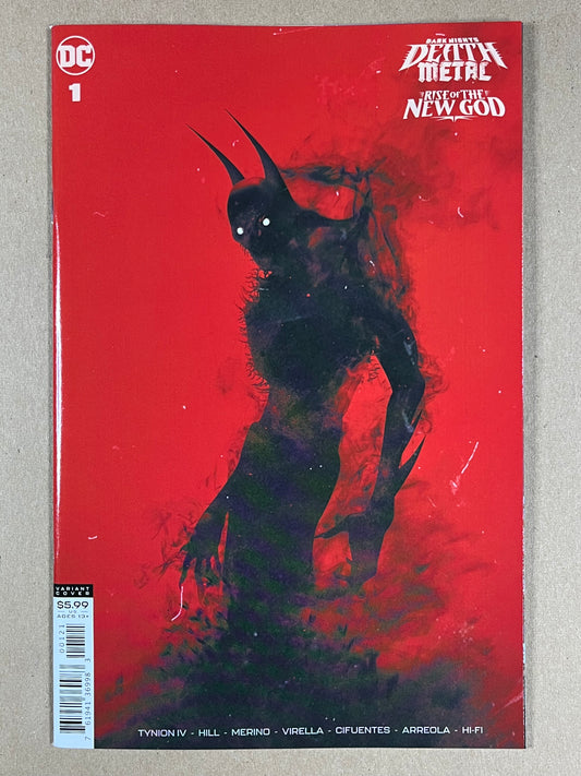 DARK NIGHTS: DEATH METAL - RISE OF THE NEW GOD #1 - 2020 - NM- - 1:25 BOSSLOGIC VARIANT - DC COMICS