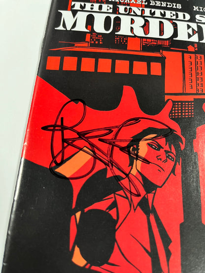 UNITED STATES OF MURDER INC. #1 - 2014 - VF - SIGNED BY BRIAN MICHAEL BENDIS - ICON COMICS