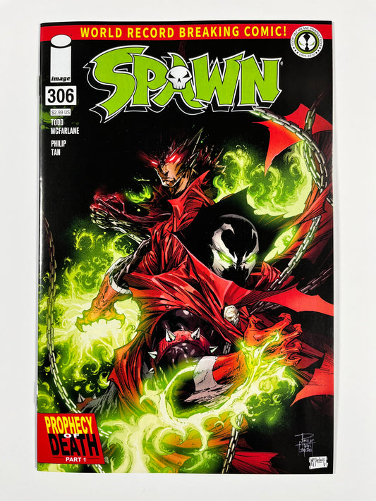 SPAWN #306 - 2020 - NM+ - 1ST PRINT - 1ST APPEARANCE OF RAPTOR - IMAGE COMICS