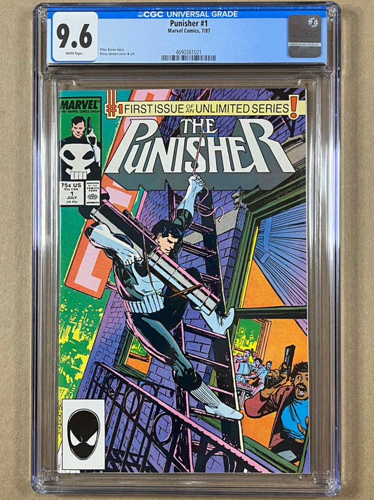 PUNISHER #1 - CGC 9.6 - KLAUS JANSON COVER & ART - 1987 - HIGH GRADE