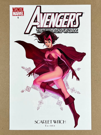AVENGERS: THE CHILDREN'S CRUSADE #1 - 2010 - VF/NM - WOMEN OF MARVEL JELENA-KEVIC DJURDJEVIC VARIANT