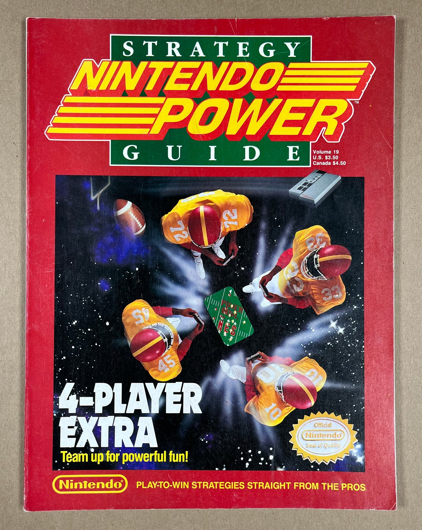 NINTENDO POWER #19 - DEC. 1990 - FN- - STRATEGY GUIDE - COMPLETE w/ INSERT