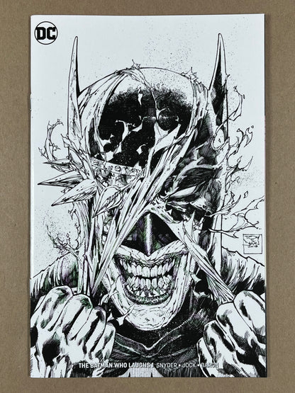 BATMAN WHO LAUGHS #1 - 2018 - NM - TORPEDO COMICS EXCLUSIVE TONY DANIEL B&W VARIANT