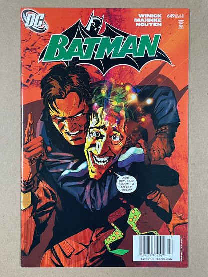 BATMAN #649 - 2006 - VF- - NEWSSTAND EDITION - DC COMICS