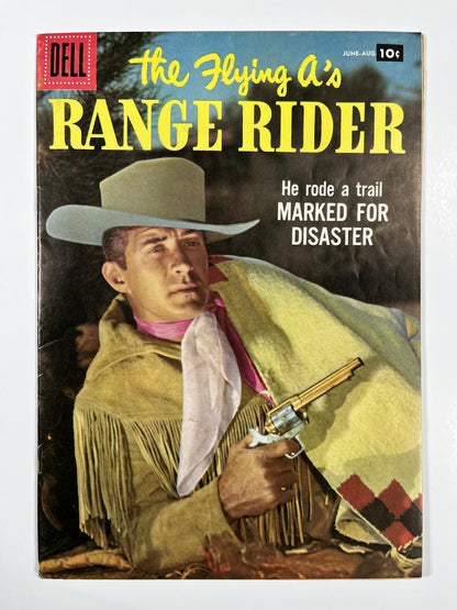 FLYING A's RANGE RIDER #18 - 1957 - FN- - WESTERN COMICS - SILVER AGE - DELL COMICS