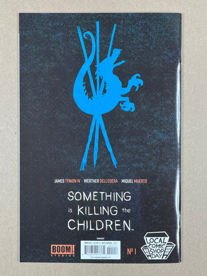 SOMETHING IS KILLING THE CHILDREN #1 - 2020 - NM+ - LCSD FOIL 7TH PRINT - BOOM! STUDIOS