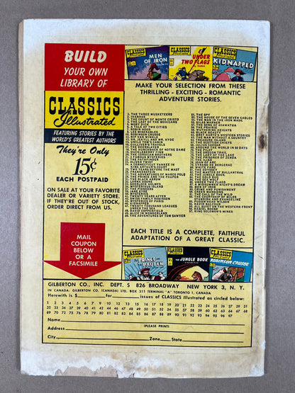 CLASSICS ILLUSTRATED #7 HRN 97 - GD - ROBIN HOOD - GILBERTON