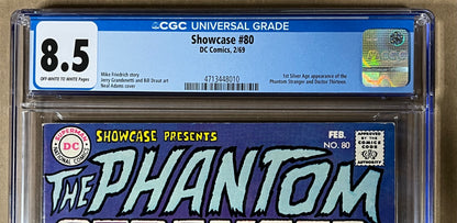 SHOWCASE #80 CGC 8.5 - 1969 - 1ST S.A APPEARANCE OF PHANTOM STRANGER - ADAMS
