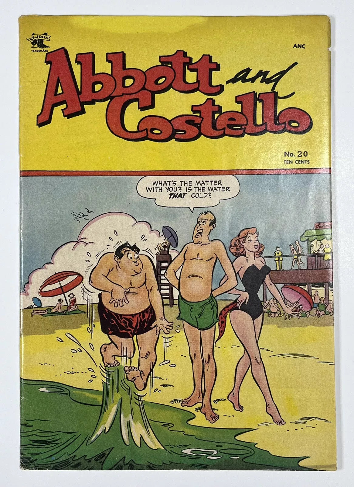 ABBOTT AND COSTELLO #20 - 1953 - VG - MORT DRUCKER COVER & ART - GOLDEN AGE