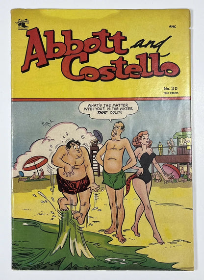 ABBOTT AND COSTELLO #20 - 1953 - VG - MORT DRUCKER COVER & ART - GOLDEN AGE