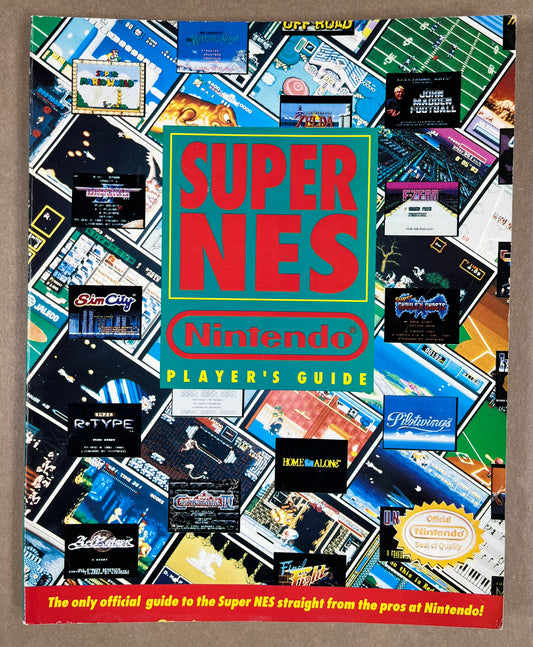 NINTENDO SUPER NES PLAYER'S GUIDE #nn - 1992 - VG+ - NINTENDO OF AMERICA INC.