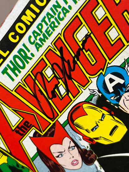 AVENGERS #102 - 1972 - FN+ - SIGNED BY ROY THOMAS w/ COA - BRONZE AGE