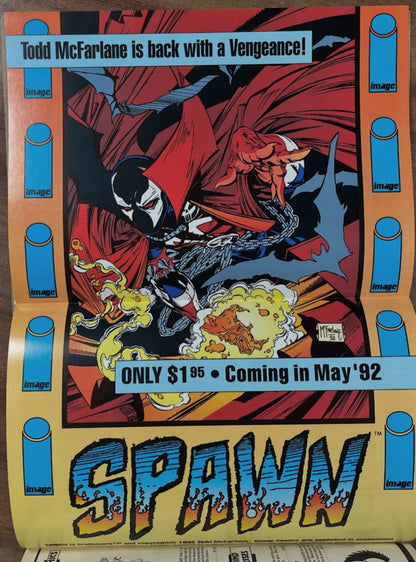 PREVIEWS VOL. II #3 - 1992 - BARRY WINDSOR SMITH VALIANT VARIANT - EARLY SPAWN